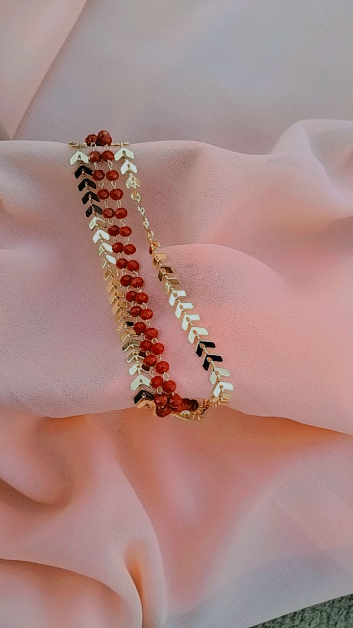 rosary anklet